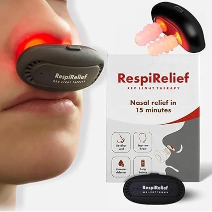 Respi-Relief Red Light Nasal Therapy Device