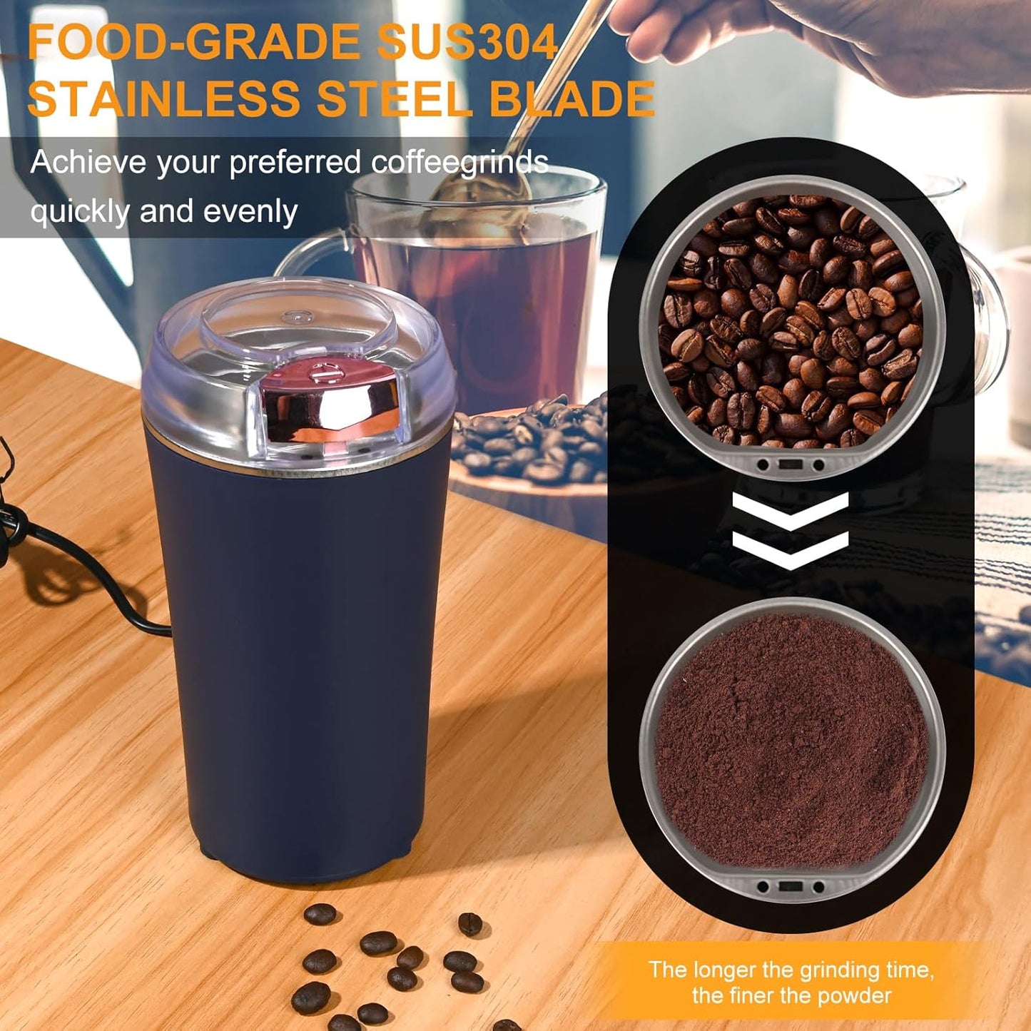 BrewEase Electric Grinder