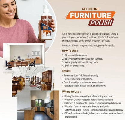 Shine with Glee - All In One Furniture Polish - Pack of 3