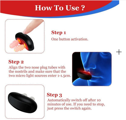 Respi-Relief Red Light Nasal Therapy Device